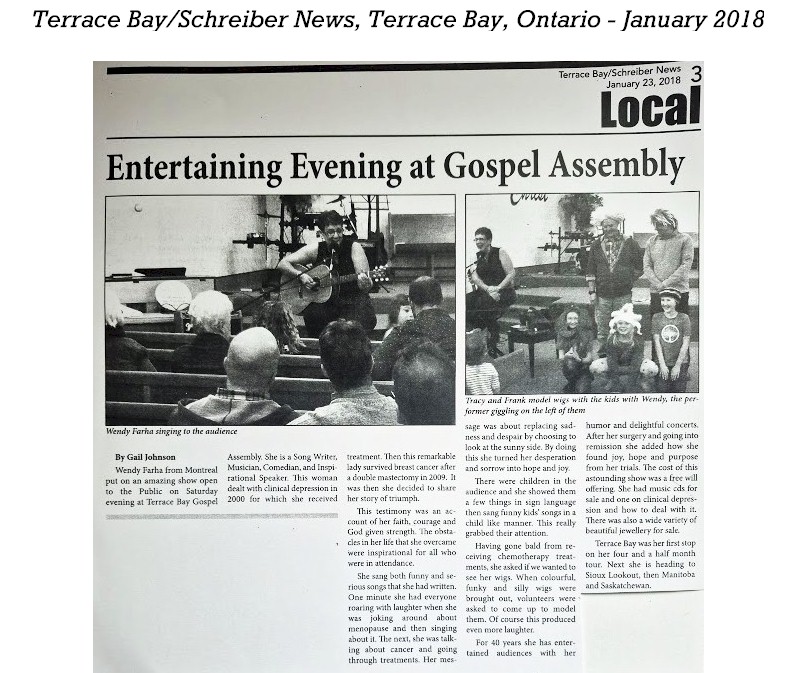 Terrace Bay/Schreiber News Article
